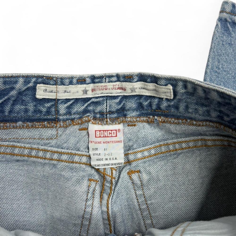 Vintage Bongo Gene Montesano High Waist Jeans Size 11 Made USA - Picture 5 of 8